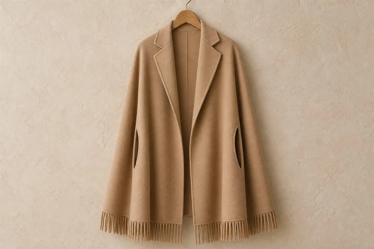 Cape Oversize en Pure Laine N°09