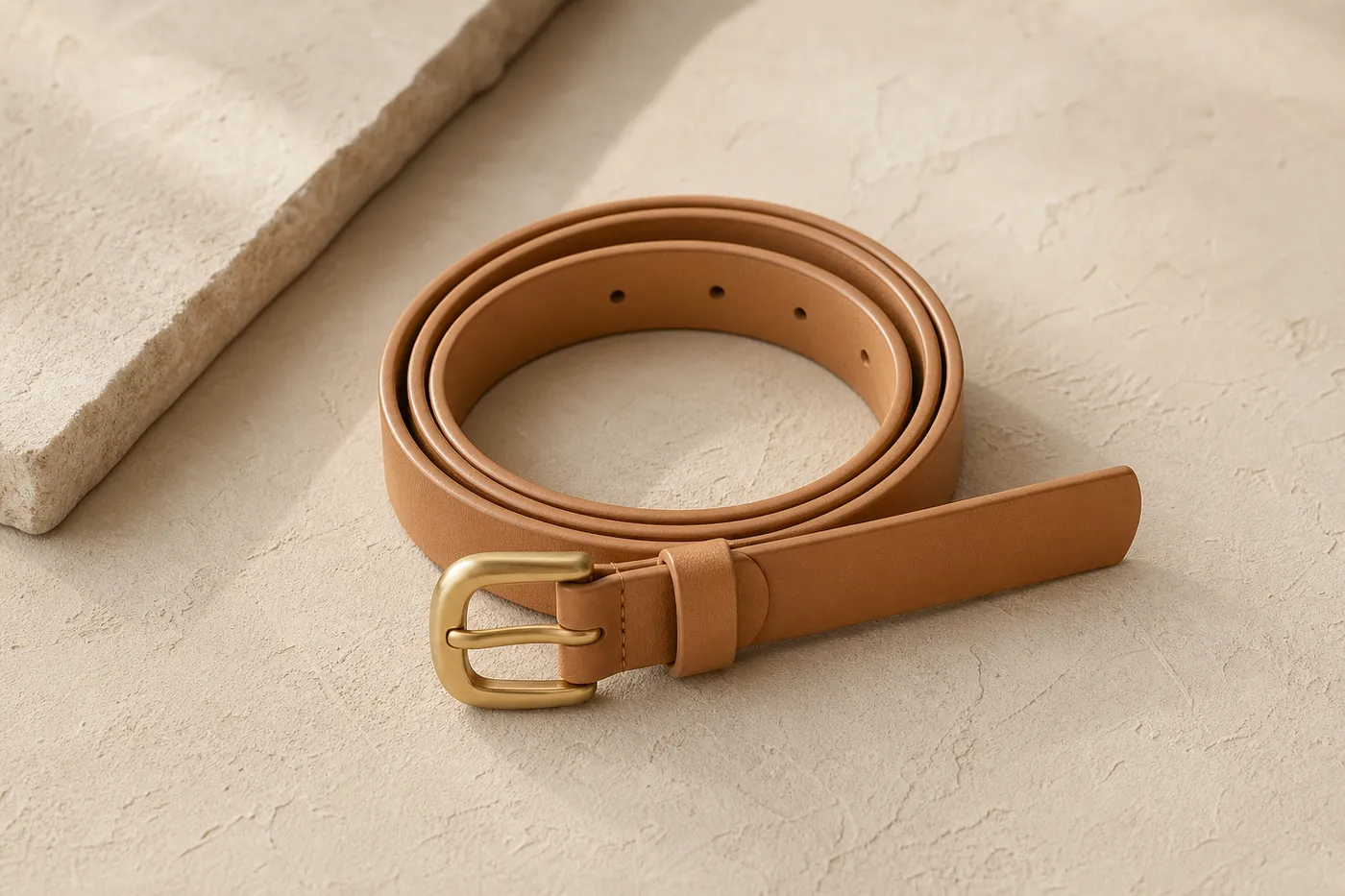 Iconique Ceinture Cuir Vegan Fine