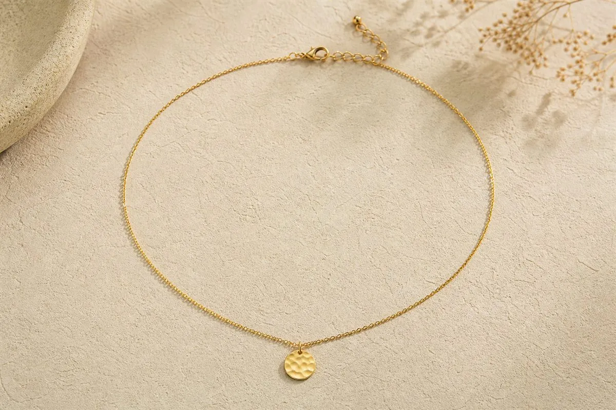 Collier Chaîne Fine Plaqué Or N°16