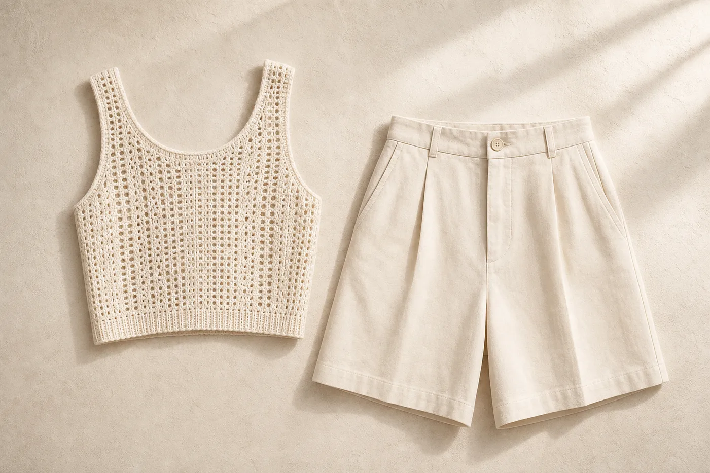 Ensemble Crochet Top et Bermuda — Iconique