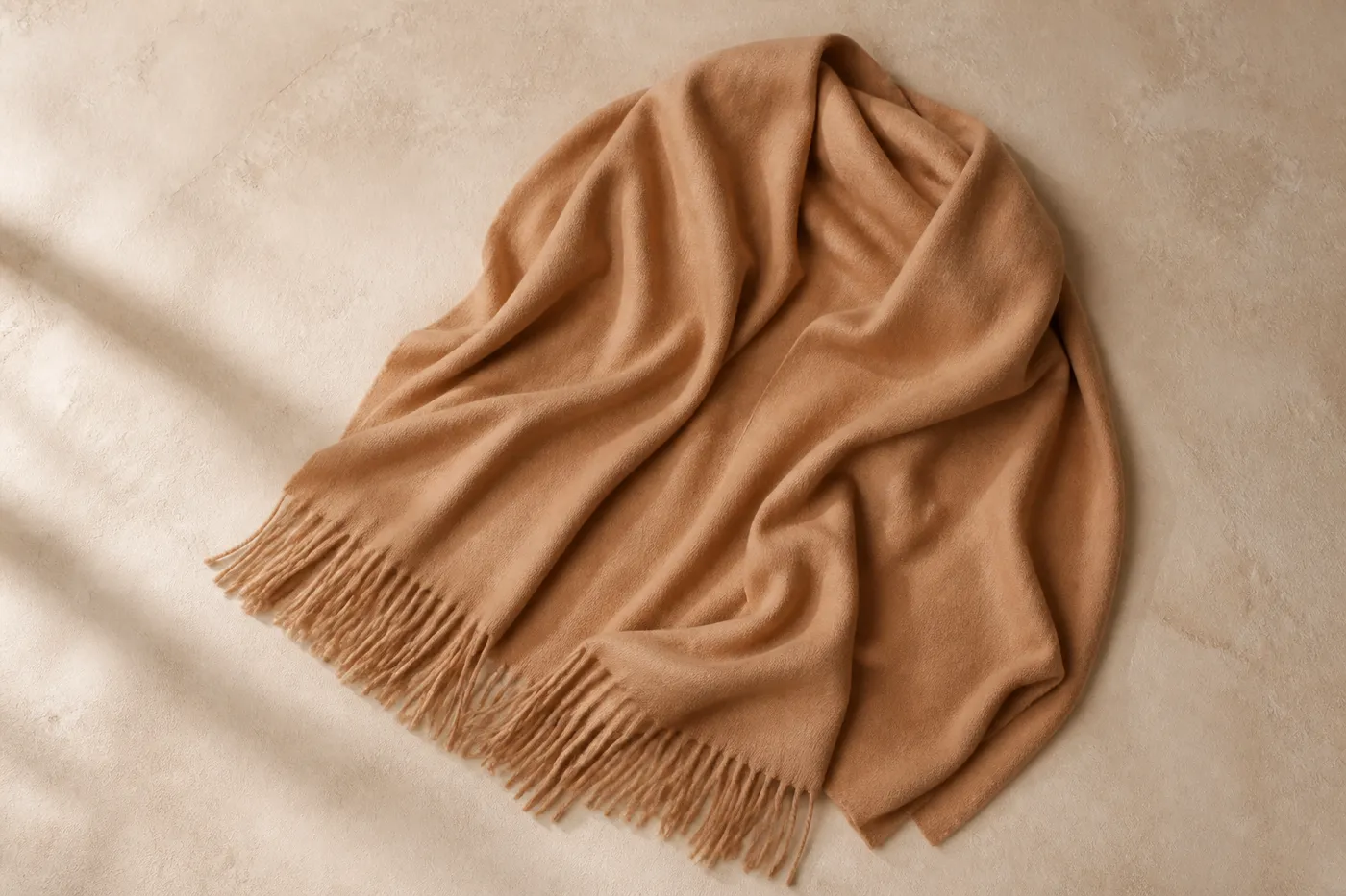 Iconique Étole Oversized Franges Essentiel