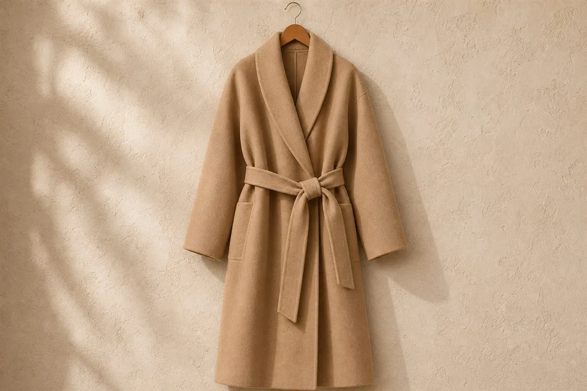 Manteau Peignoir Oversize Ceinturé