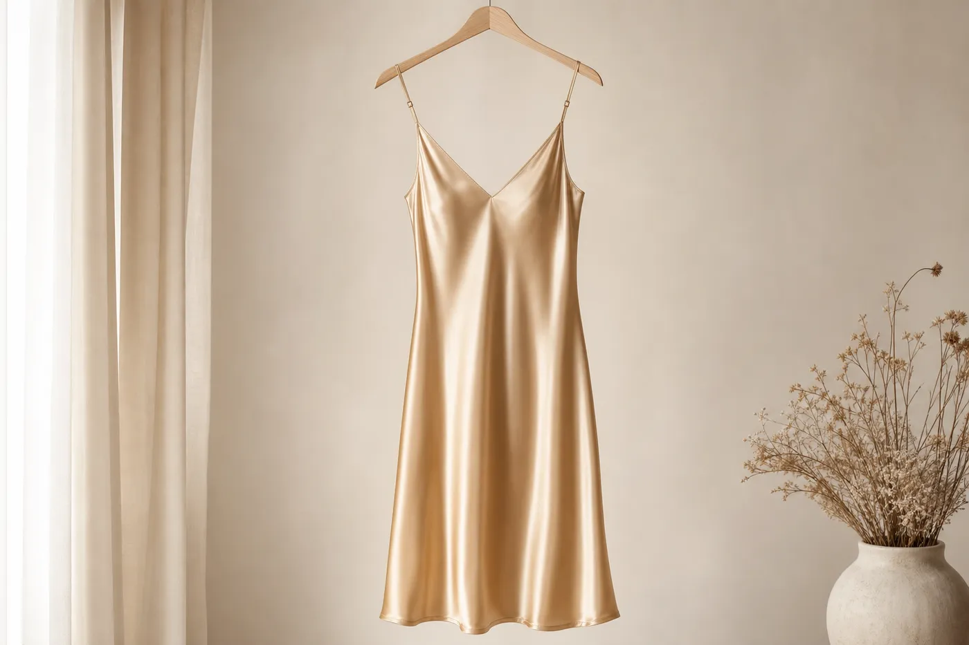 Robe Midi en Satin Édition Limitée