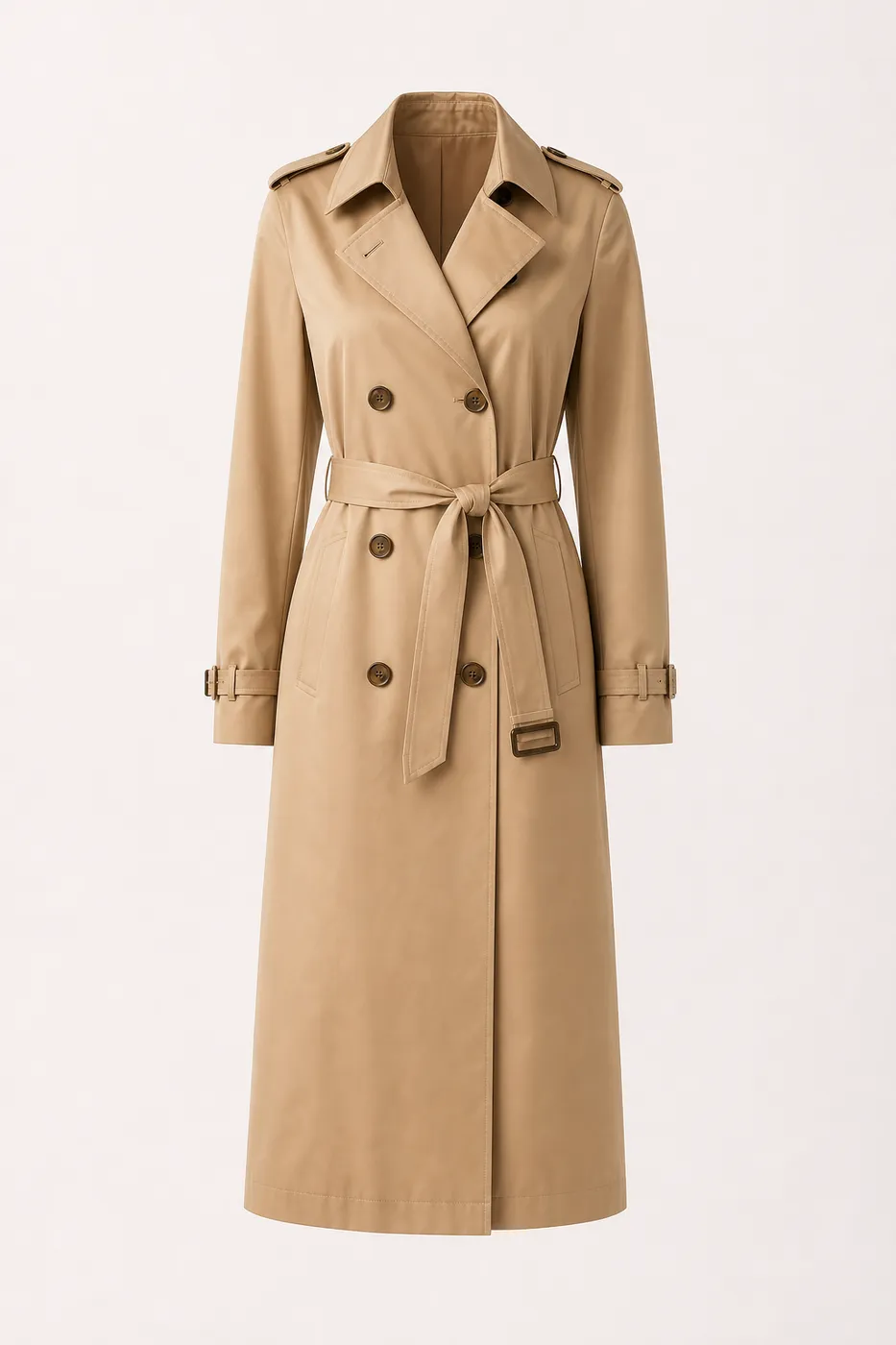 Édition Trench Long en Coton Enduit N°02